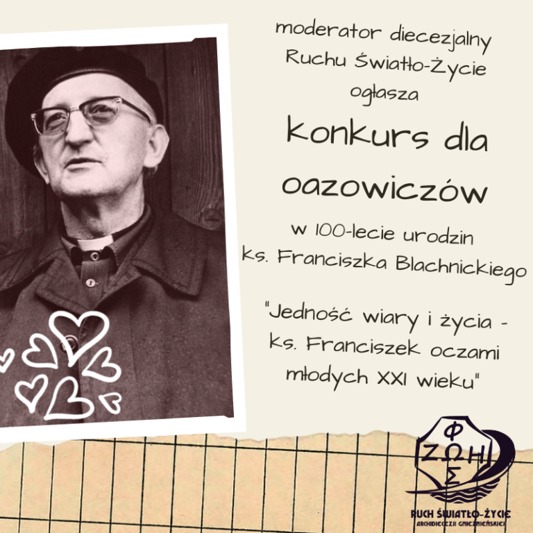 Konkurs o księdzu Blachnickim