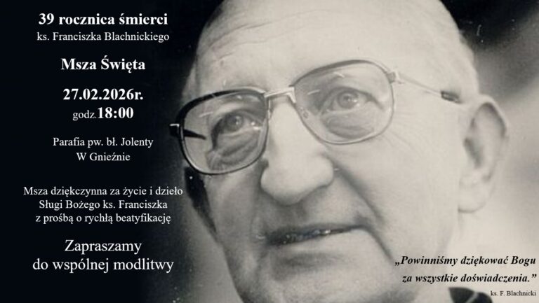 39 rocznica śmierci ks. Fanciszka Blachnickiego